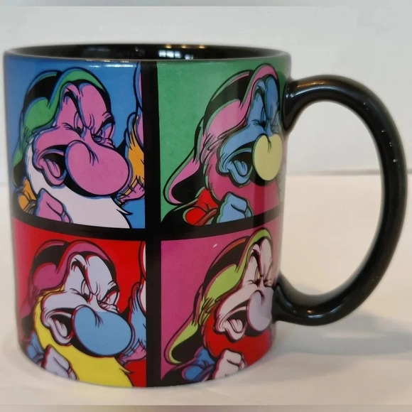 Disney 16 oz Grumpy Mug Cup, EXC - Picture 1 of 6
